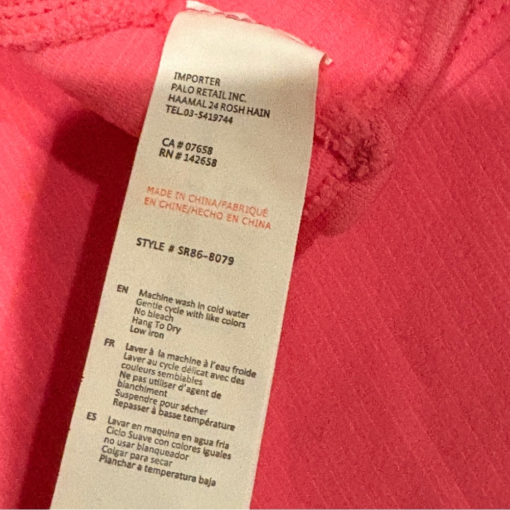 Sommer Ray Barbie Pink Cropped Ribbed Tank Top NEW Sz Large Zip Up Gift Festival - Picture 10 of 12